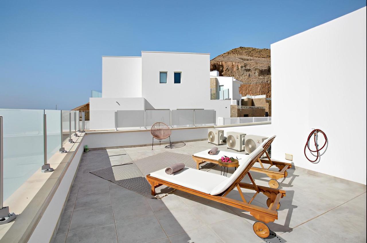 Mogán Dream Villa With Heated Pool, Rooftop & Ocean Views מראה חיצוני תמונה